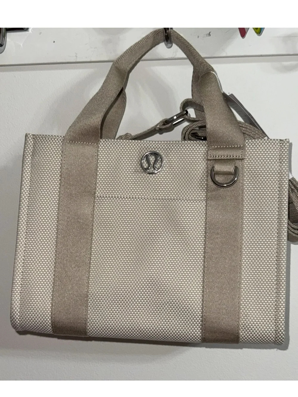 NWT Lululemon Two-Tone Canvas Tote Mini